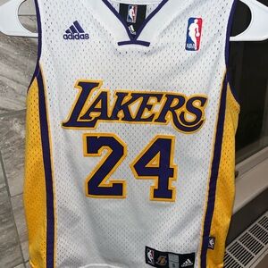 Bryant Lakers Jersey - White, Yellow, Purple